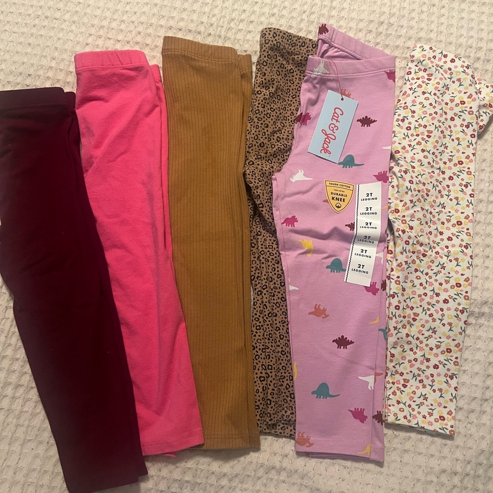 Colorful Kids Leggings Set